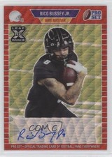 2021 Leaf Pro Set Metal 1989 Red Wave 42/75 Rico Bussey Jr #PA-RBJ Auto 2t9
