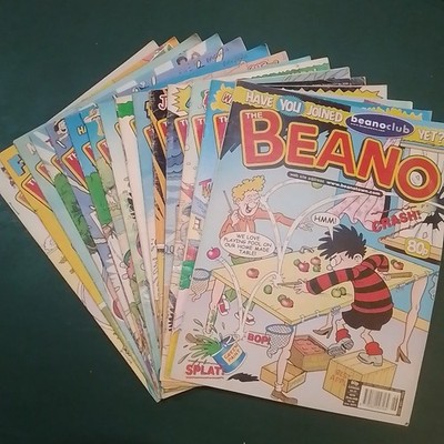 Lot of Beano Comics from the UK - Mix YR x 15 issues - 32 pages Good Condition