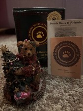 Boyd  s Bears Elliot And The Tree Collectible Bear Figurine 1994 VTG In Box