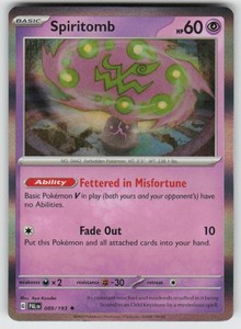 Spiritomb 089/193 Paldea Evolved Holo Rare
