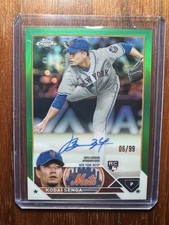2023 Topps Chrome Kodai Senga Rookie Green Refractor Auto Mets /99