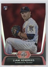 2012 Bowman Platinum Red Liam Hendriks #3 6o3