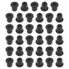 35Pcs 0.39" OD 0.16" ID Rubber Grommets for Wiring, Wire Cable Black
