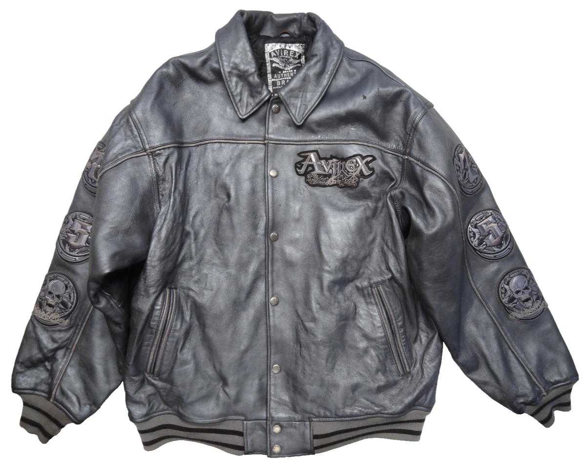 Avirex XXL Superior Ride Rims Motorcycle Raptor Flight Jacket