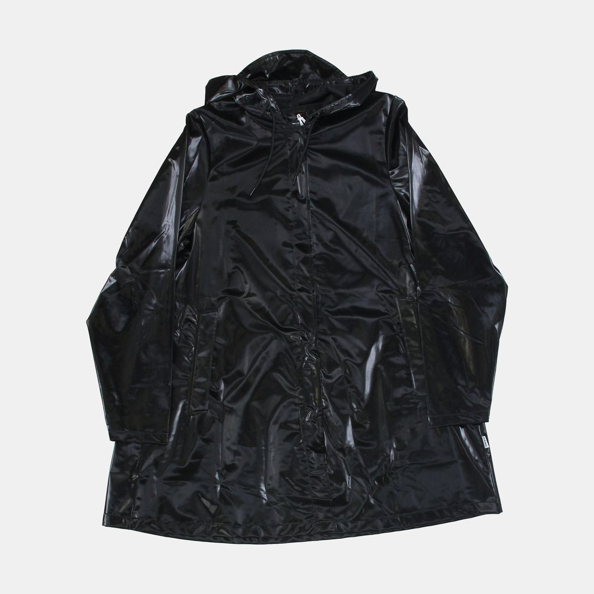 Rains A-Line Jacket / Size M / Short / Mens / Black / Polyester
