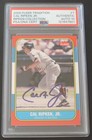 PSA/DNA AUTO 10 2000 FLEER CAL RIPKEN JR AUTOGRAPH 1986 DESIGN SP ORIOLES HOF
