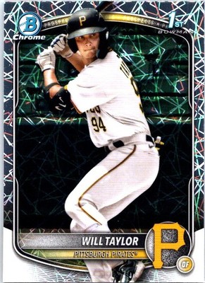 2025 Bowman Chrome #BCP-179 Will Taylor Prospects Laser