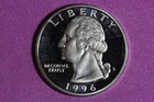 ESTATE FIND 1996 S PROOF SILVER WASHINGTON QUARTER #K60811