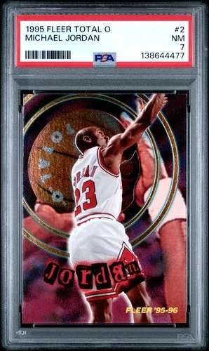1995 Fleer Jordan PSA 7