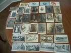 WW1 WW2 Era Military Postcard Lot 33 Total Many RPPC Soldiers Sailors Seabees