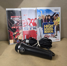 Nintendo Wii Sing It/The X Factor/High School Musical Plus EA USB Microphone