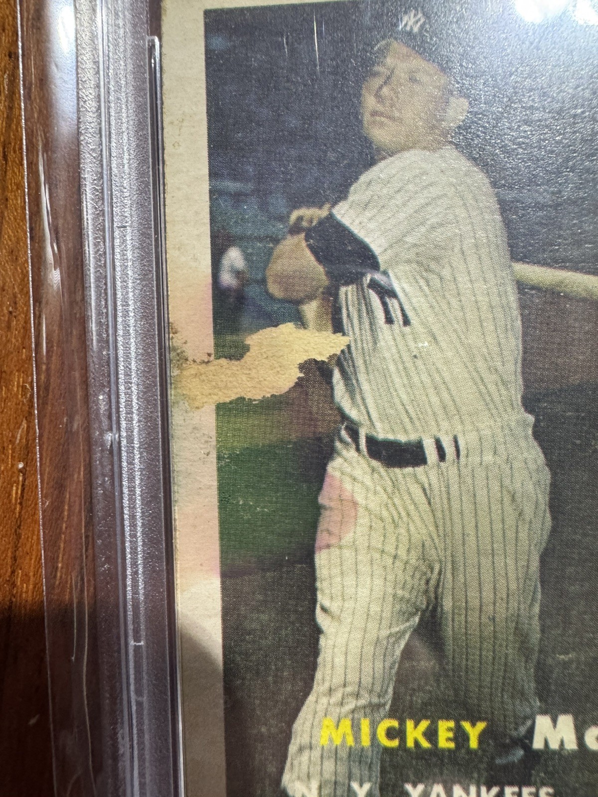 1957 Topps Mickey Mantle #95 PSA 1  view 3