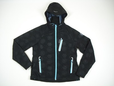 Icepeak Women s Black Softshell Full Zip Jacket Size UK 16 Outdoors Hiking VGC