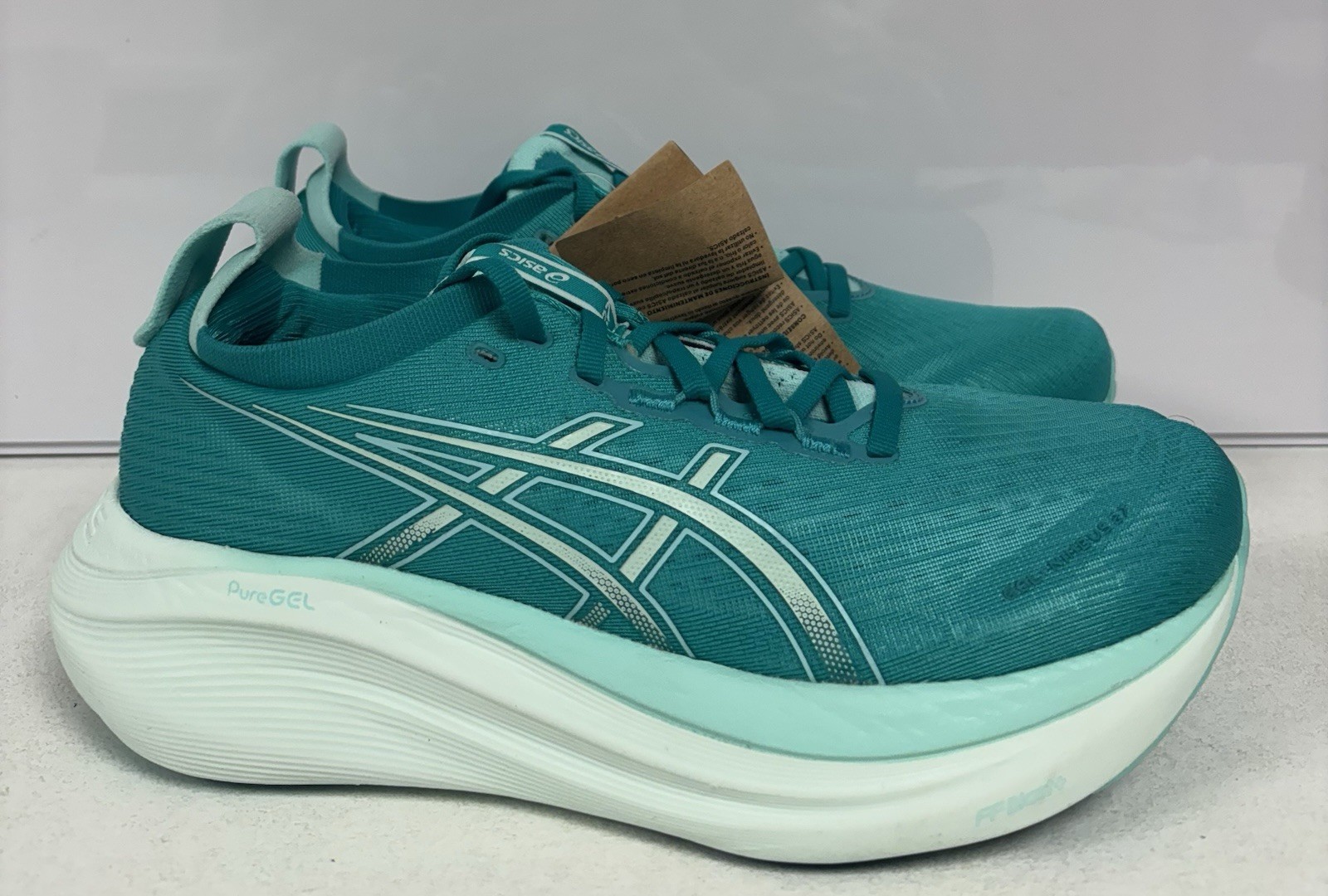 ASICS Nimbus 27 Trainers Green Size Uk 7 New GENUINE RRP £179 #I17 image 4