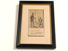 Currier & Ives Tobacco Trade Card Print Straiton & Storm's Great Dignity Cigars