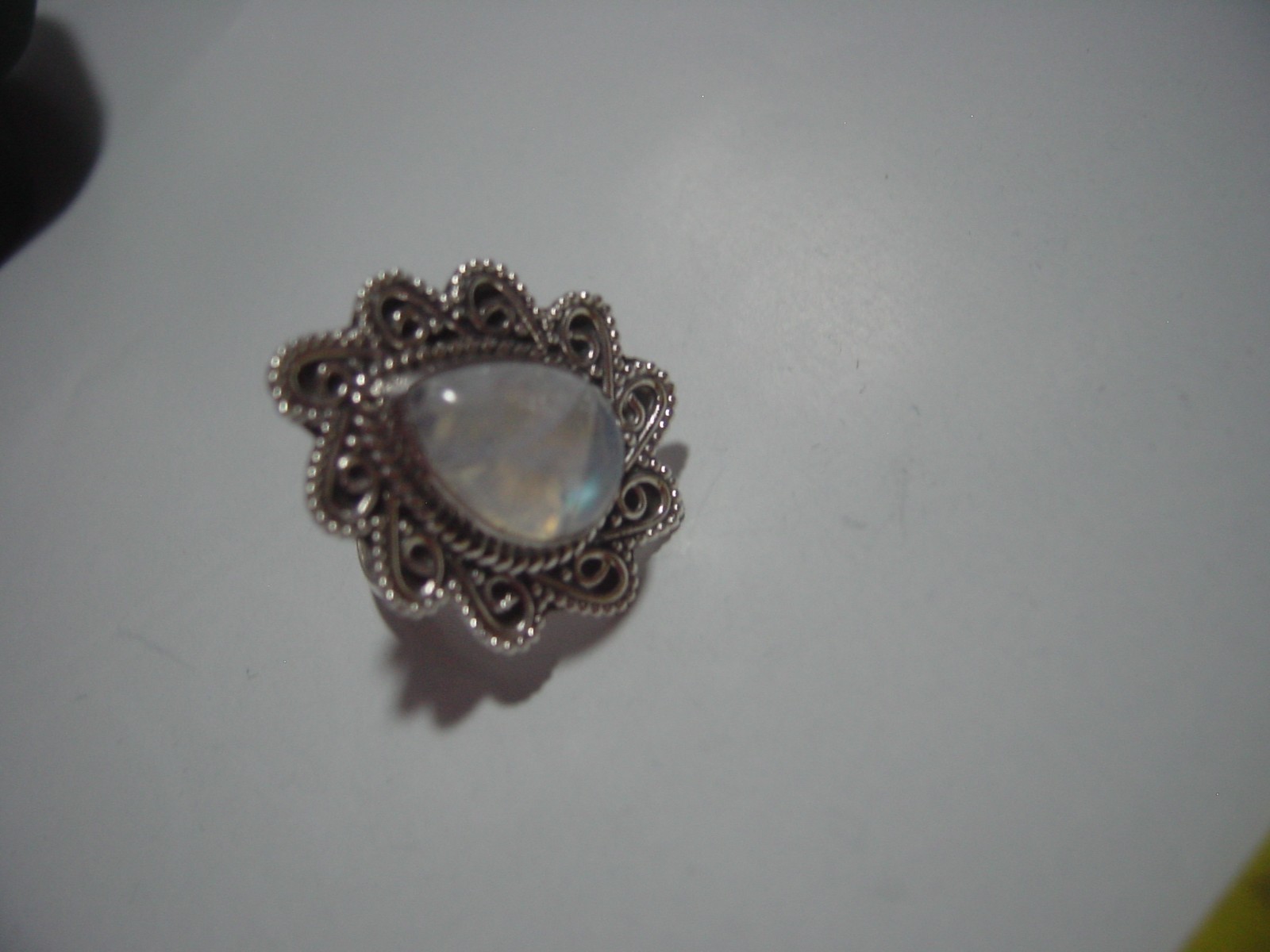 VINTAGE SOLID SILVER- GENUINE LARGE RAINBOW MOONS… - image 12