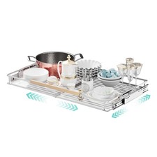 Expandable Pull Out Cabinet Organizer, Adjustable Width:23.2 39.9''W x 22.5''...