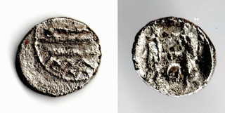 SIDON vers 360 av JC huitieme de Shekel GALERE ET ROI TENANT UN LION