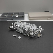 Metall-Chassis 1:28 vollmetall Hinterradantrieb Drift-Chassis f&uuml;r Hobby-Bastler