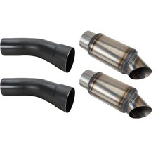 Exhaust Mufflers 3 Inch X 6 Inch 45 Degree Mild Steel Elbows