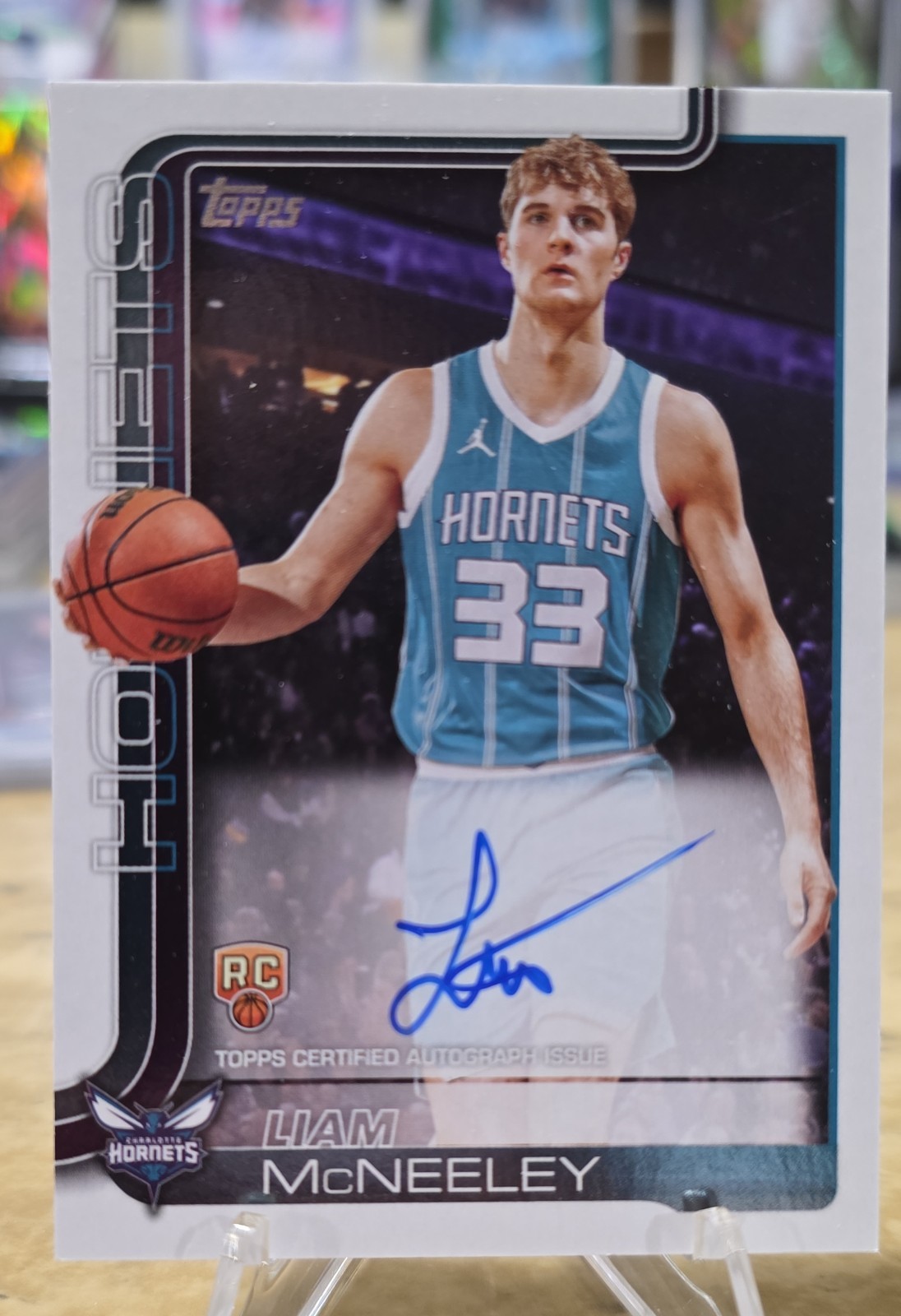 2025-26 Topps - Flagship Real One Rookie Autographs Liam McNeeley #TFRR-LM (AU,