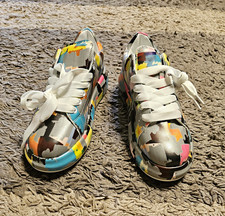 MONA Low Top Sneaker Sportschuh Schnürung mehrfarbig Camouflage Freizeit EU 38