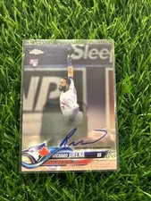 2018 Topps Chrome Richard Urena Rookie Autograph Toronto Blue Jays RA-RU A99