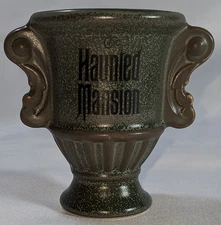 Disney Parks Haunted Mansion Urn Logo Ceramic Shot Glass / Toothpick Holder NEW