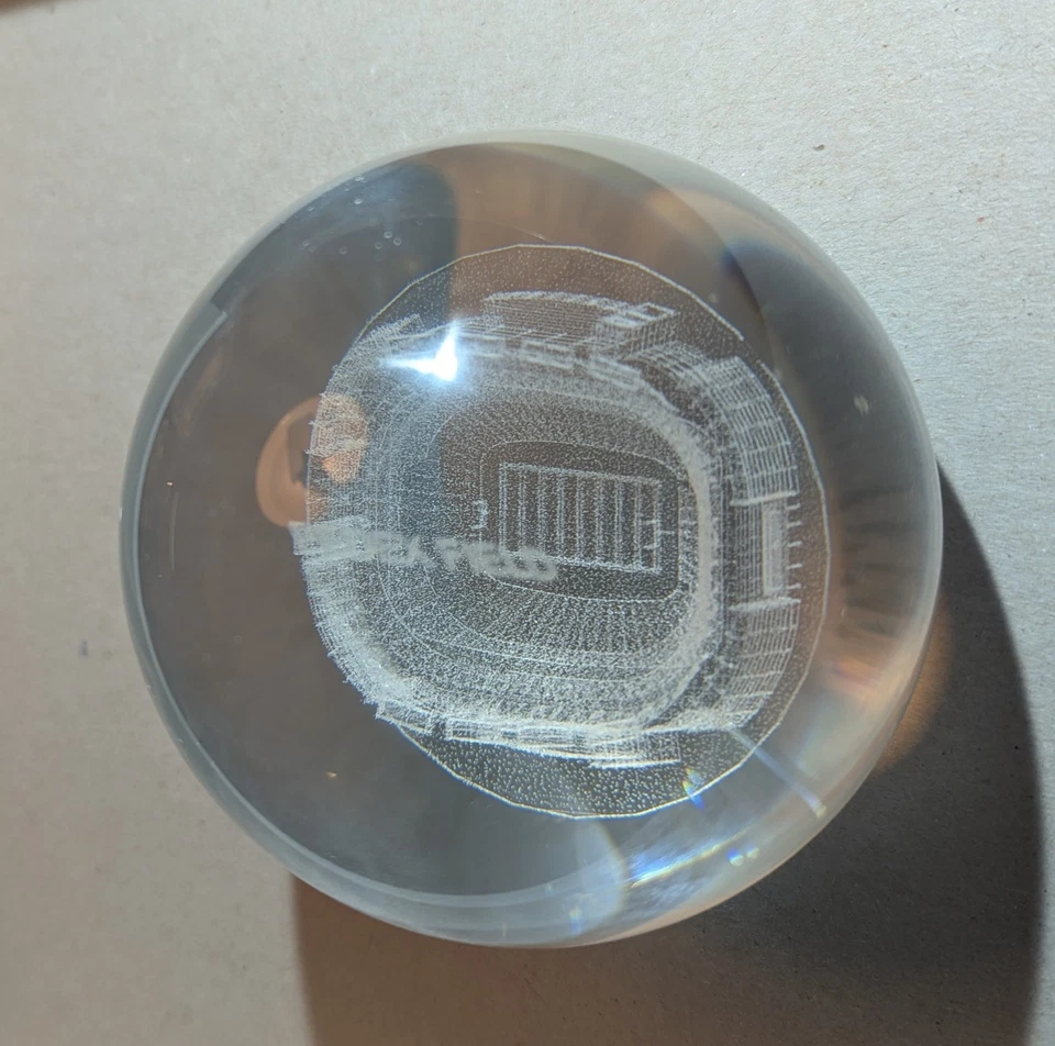 FedEx Field Grabado Dentro de una Bola de Vidrio, Muy Buen Estado, Landover, MD #2 Foto 4 de 4