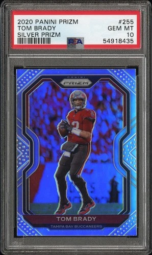 2020 Panini Prizm #265 TOM BRADY SILVER PSA 10 GEM MINT