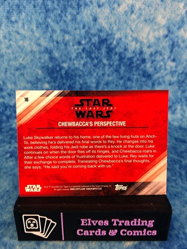 Star Wars: Die letzten Jedi Serie 2 SINGLE Non-Sport Trading Card von Topps 2018 - Bild 30 von 184