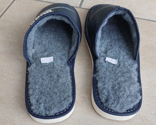 Herren Leder Hausschuhe,Pantoffeln,Latschen, NEU Gr.40-46 - Bild 10 von 10