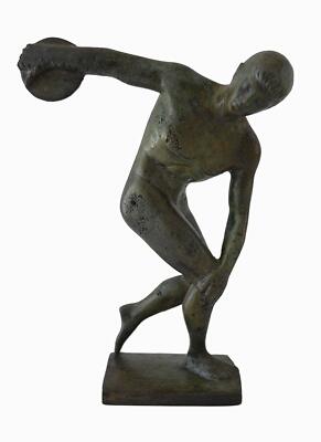 Discobolus von Myron Bronzestatue - Diskuswerfer Athlet - Olympische Spiele