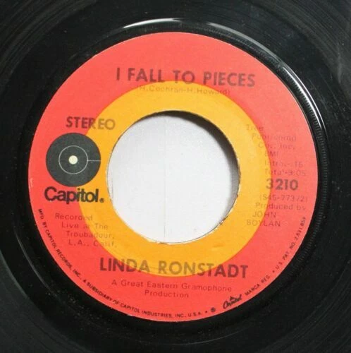 Capitol Records Linda Ronstadt Vinyl Records