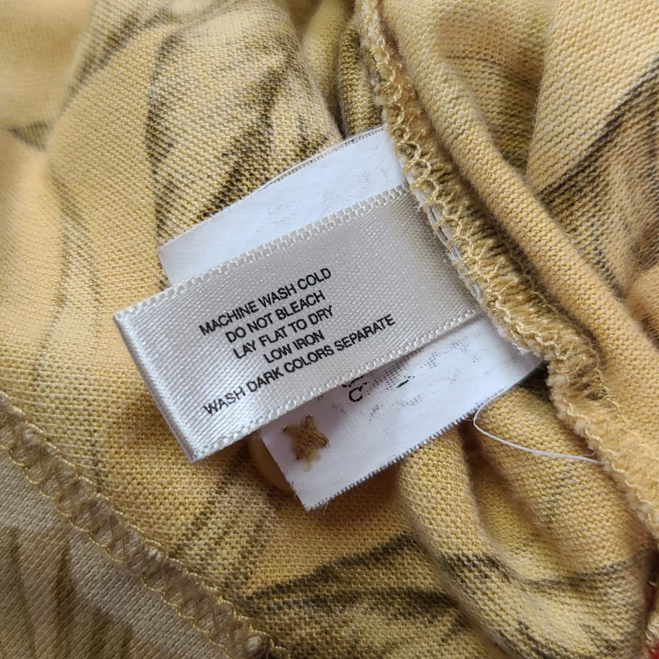 Camisa Cutter & Buck XXL Hawaiana Estampado Palma Manga Corta 1/4 Botones Seca para Hombre Foto 4 de 4