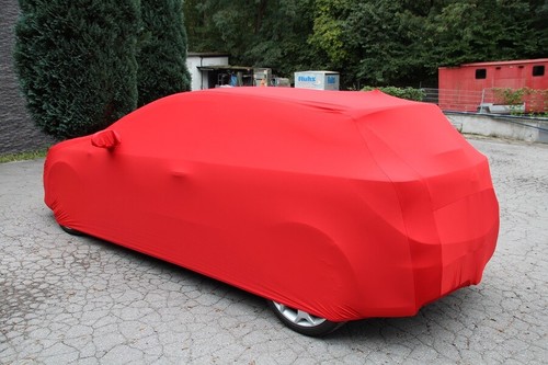 Vollgarage Schutzdecke Indoor rot mit Spiegeltaschen für Opel Astra H OPC - Picture 4 of 9