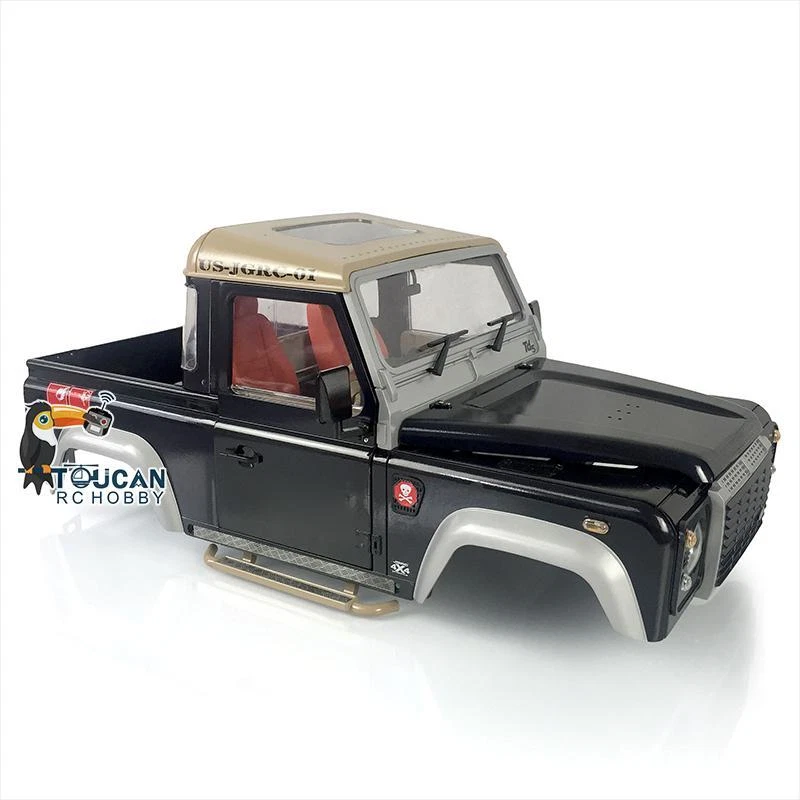 TOUCANRC 1/10 Painted Rock Crawler D90 Pickup Car RC Vehicle Shell Cabin Model - Image 2 of 4