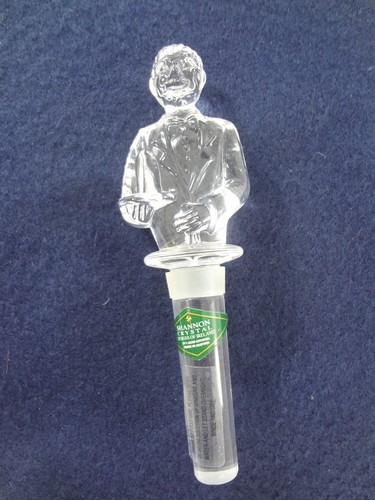 Shannon 24% Lead Crystal 4240 Godinger Sommelier Wine Bottle Stopper NEW Austria - Picture 4 of 6