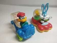 Lot of 2 Tiny Toon 1992 Warner Bros Toys Buster Bunny and Plucky Duck w/ Porky