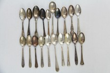 LOT DE 20 COUVERTS CUILLÈRES DEMITASSE ARGENTERIE VINTAGE ARTISANAT RÉUTILISATION RÉUTILISABLE