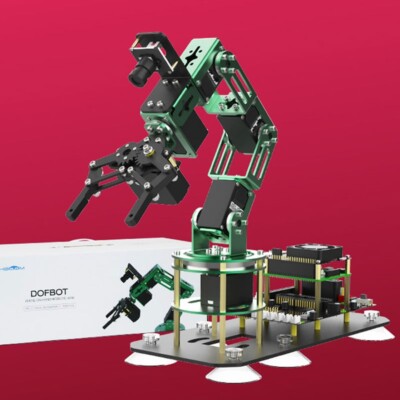 DOFBOT 6DOF Robot Arm Kit Mechanical Arm AI Visual Recognition ot25