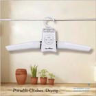 Portable Electric Folding Clothes Hanger Dryer, Fast Drying Heated Hanger Travel