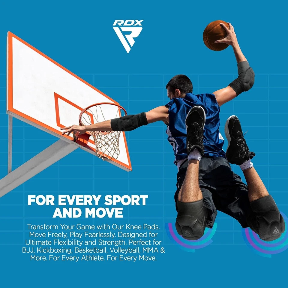 Наколенники RDX для смешанных боевых искусств, пенопластовая подкладка для кикбоксинга боевых искусств BJJ каратэ борьбы - Изображение 4 из 4