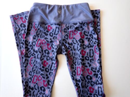Girls Limeapple Size 12 Athletic Legging Pants Gray Animal Print - Picture 2 of 12