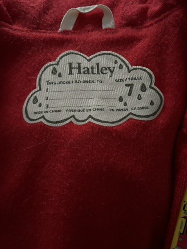 Hatley boy’s Hooded. Raincoat Size 7 - Picture 3 of 3