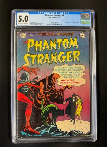 Phantom Stranger #1  CGC 5.0 - RARE HTF Grade- 1st Phantom Stranger- EXCEL Regis