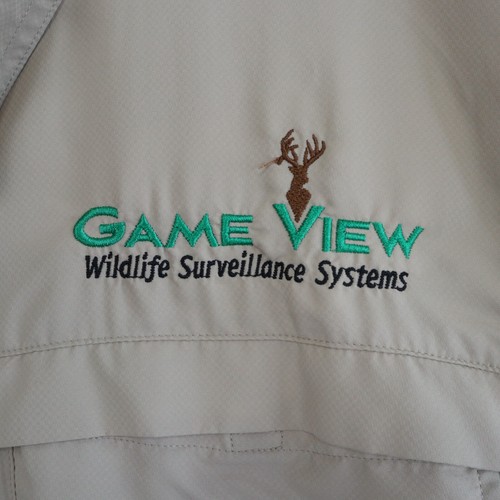 GameGuard Shirt Mens XL Outdoor Vented Button Up Tan Short Sleeve Game View - Picture 2 of 6