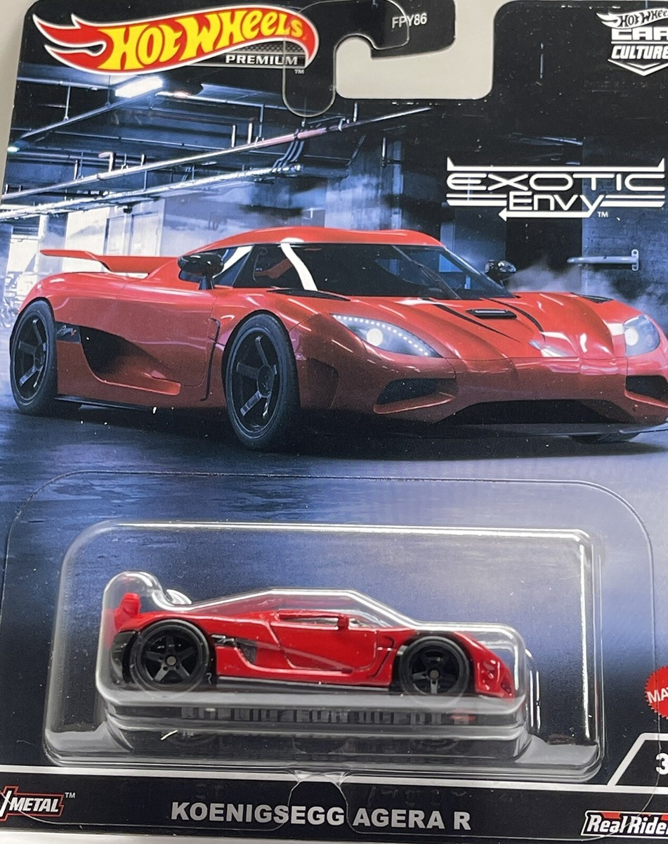 Hot Wheels 1:64 Exotic Envy Koenigsegg Agera R Diecast Model Car