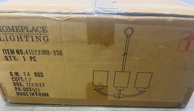 Capital Lighting 415231-338 Dixon 3 Light 17''W Chandelier - Black