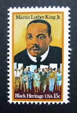 Sc # 1771 ~ 15 cent Martin Luther King, Jr Issue (eb14)